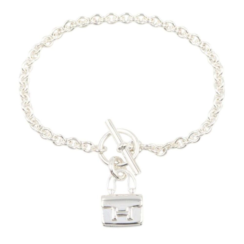 Hermes Amulette Constance 925 Silver Bracelet